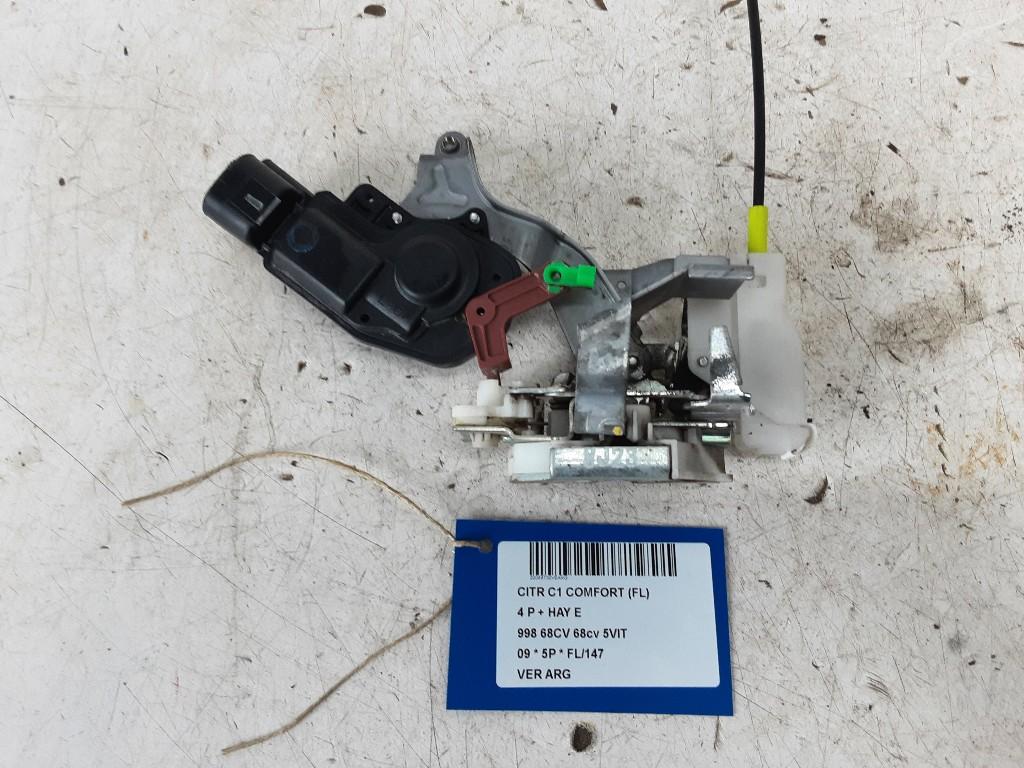 PORTIERSLOT LINKS ACHTER Citroën C1 (01-2005/09-2014), Auto-onderdelen, Carrosserie, Gebruikt, Achter, Citroën