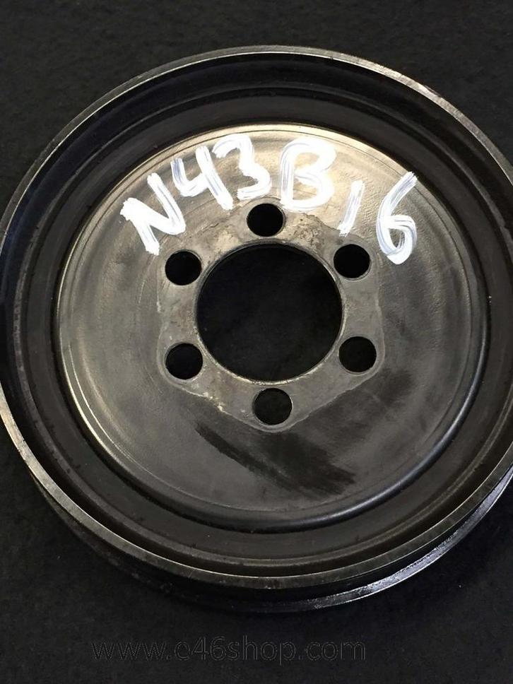 Krukaspoelie BMW E87 E90 E60 n43 motor, Autos : Pièces & Accessoires, Moteurs & Accessoires, BMW, Utilisé, Enlèvement ou Envoi