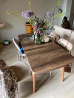 Eettafel met 4 stoelen, Huis en Inrichting, Tafels | Eettafels, Ophalen, Zo goed als nieuw