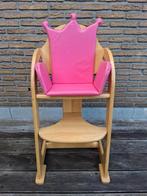 Tiamo Wood Collection Meegroei-kinderstoel - Met kussentje, Kinderen en Baby's, Kinderstoelen, Ophalen, Gebruikt, Meegroeistoel