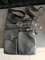 Petit sac à bandoulière Harley Davidson, Enlèvement, Jaune, Cuir