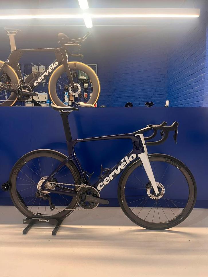 Cervélo S5 maat 58 + Enve SES AR 3.4 wielset., Fietsen en Brommers, Fietsen | Racefietsen, Zo goed als nieuw, Ophalen