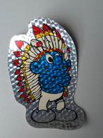 Autocollant vintage Schtroumpf Indien, Collections, Schtroumpfs, Envoi, Comme neuf, Autres Schtroumpfs, Autres types