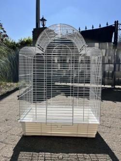 vogelkooi te koop, Animaux & Accessoires, Oiseaux | Cages & Volières, Enlèvement, Comme neuf, Métal, Cage à oiseaux