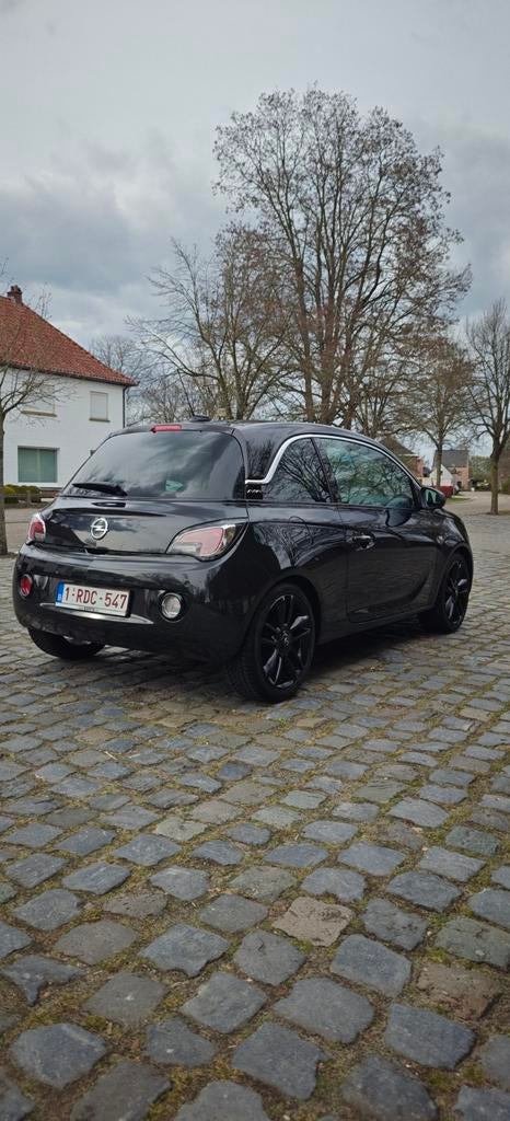 Opel Adam Glam editie Winter/zomerset 82d km eerste eigenaar, Auto's, ADAM, Zwart, Zwart, Leder