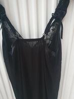 Zwart nachtkleedje maat S/M, Ophalen of Verzenden, Zwart, Nachtkleding