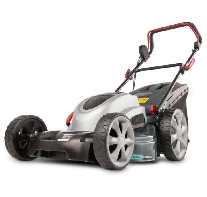 Powerplus elektrische grasmaaier, Tuin en Terras, Grasmaaiers, Zo goed als nieuw, Elektrische grasmaaier, 40 t/m 49 cm, Elektrische starter