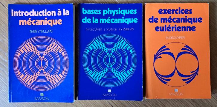 3 livres de physique : mécanique, Livres, Livres d'étude & Cours, Utilisé, Enseignement supérieur, Enlèvement ou Envoi