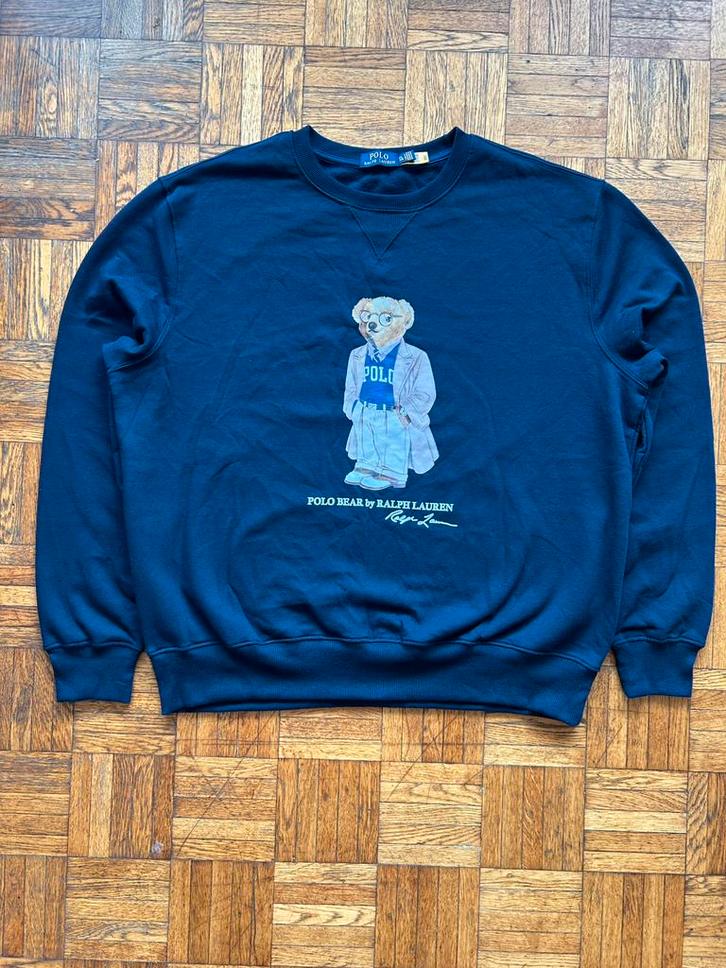 Polo Ralph Lauren Bear sweatshirt voor heren- marineblauw-XL, Kleding | Heren, Truien en Vesten, Nieuw, Maat 56/58 (XL), Blauw