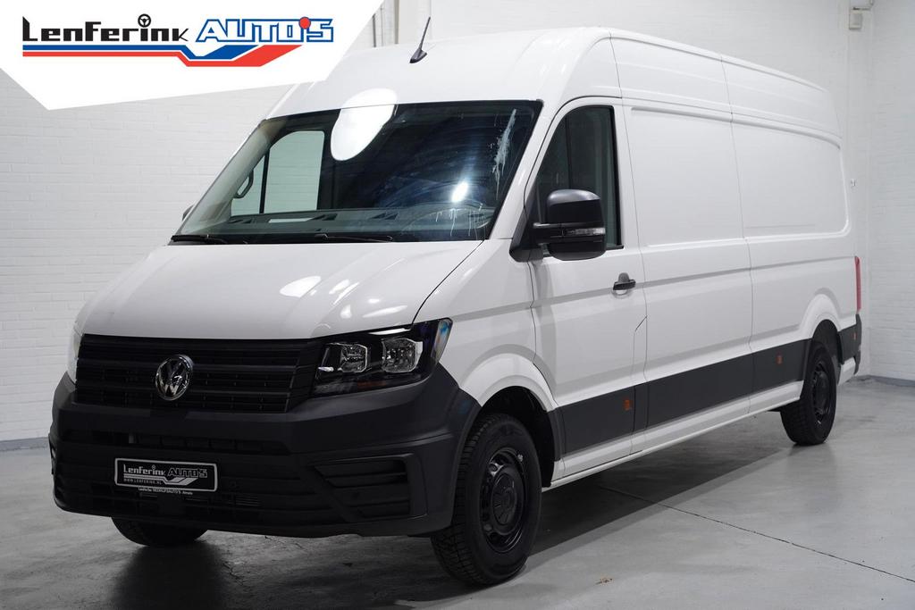 Volkswagen Crafter 2.0 TDI 140 pk L4H3 DSG Aut. Navi Cruise, Auto's, Automaat, Wit, Bedrijf, Diesel