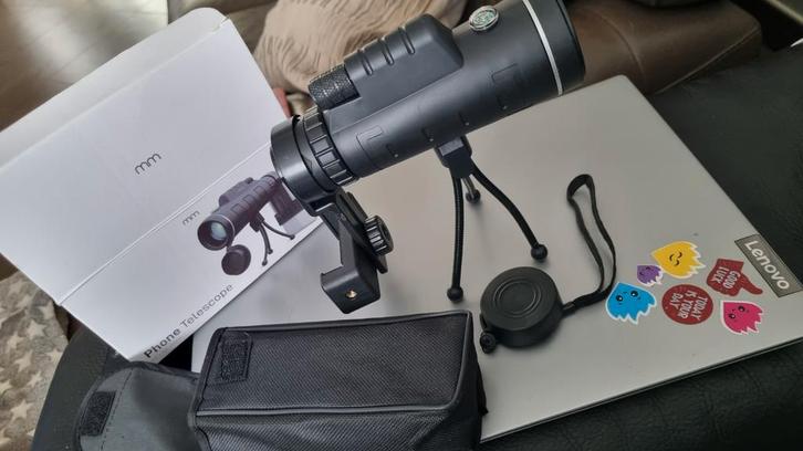 Phone telescoop, Audio, Tv en Foto, Optische apparatuur | Telescopen, Nieuw, Met statief, Ophalen of Verzenden