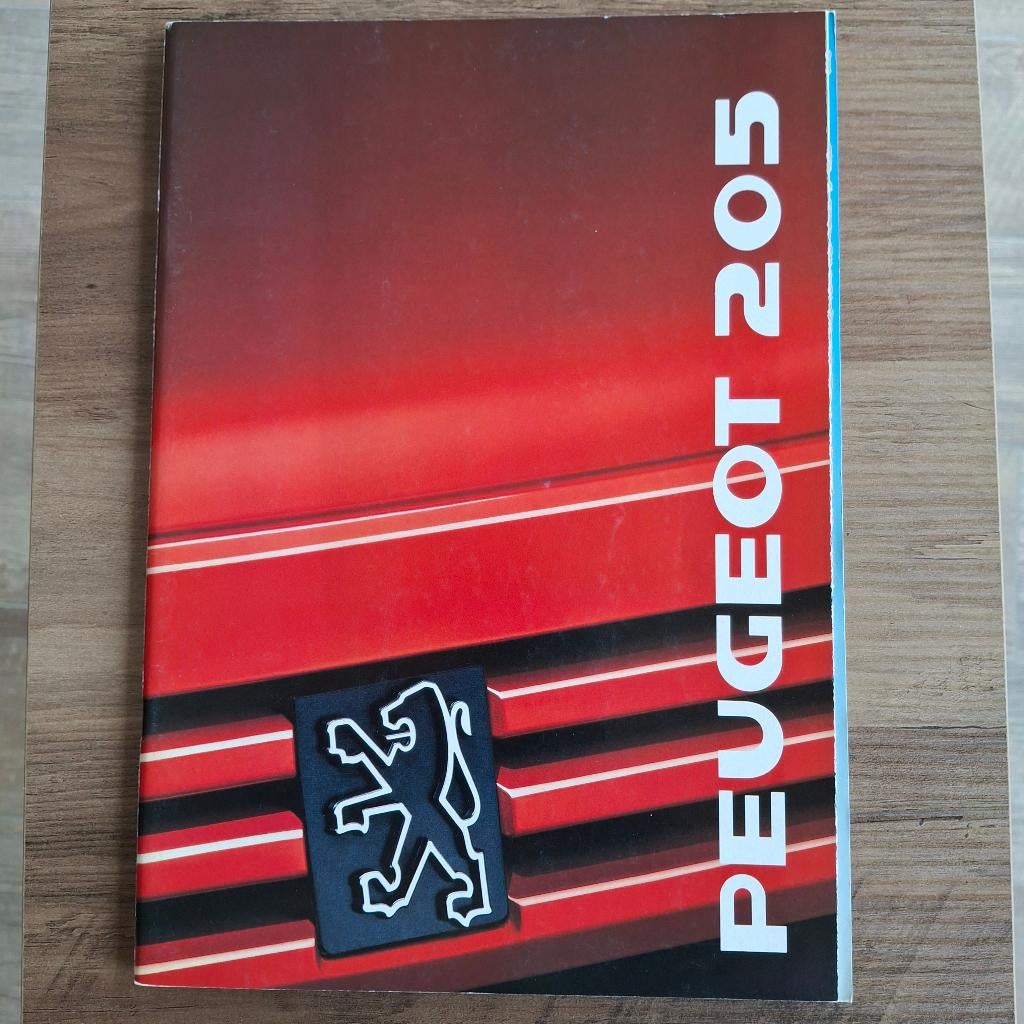 PEUGEOT  205    1989, Livres, Autos | Brochures & Magazines, Enlèvement ou Envoi, Neuf, Peugeot