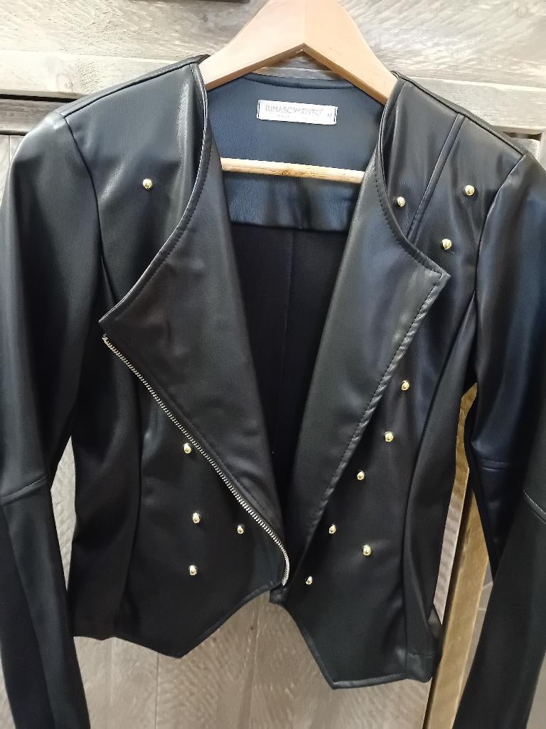 Zwart jasje rinascimento, Kleding | Dames, Jasjes, Kostuums en Pakken, Ophalen, Zwart, Rinascimento, Zo goed als nieuw