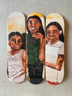 Shirley Villavicencio Pizango skateboard triptiek set, Antiek en Kunst, Ophalen of Verzenden