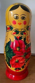 Une Matriochka, ou poupée russe vintage de 34cm en bois, Enlèvement