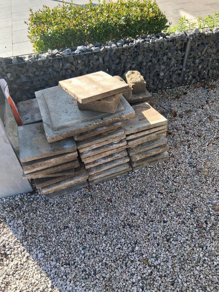 betontegel 30x30 (60-tal stuks), Enlèvement, Utilisé, Autres types