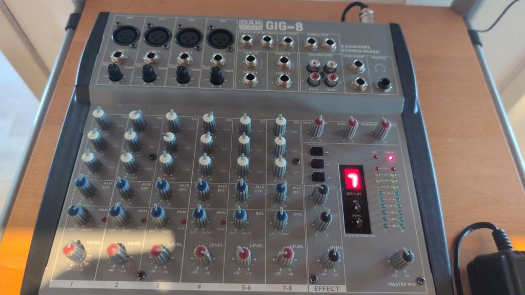 Dap audio mengpaneel, Muziek en Instrumenten, Ophalen, Zo goed als nieuw, 5 tot 10 kanalen