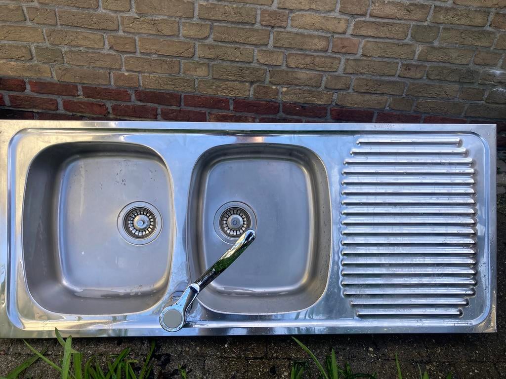 Spoelbak, Huis en Inrichting, Keuken | Keukenelementen, Ophalen, Zo goed als nieuw