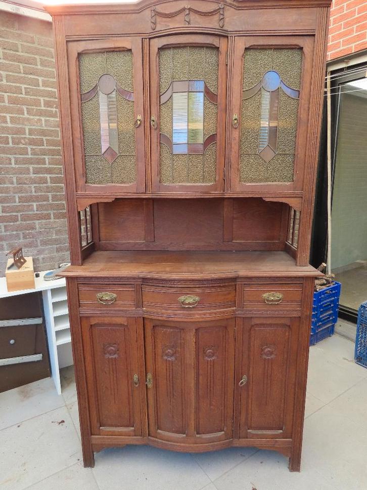 Vitrine ancienne des années au calme, Antiquités & Art, Antiquités | Meubles | Armoires, Enlèvement