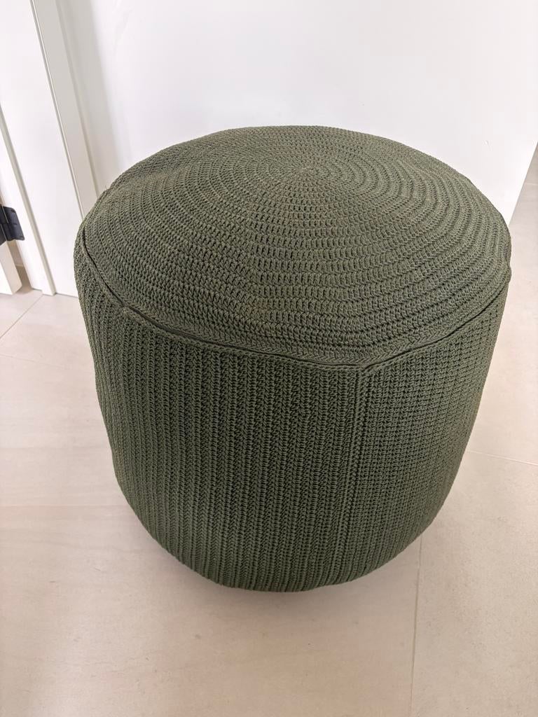 Poef ‘Otto’ groen Vincent Sheppard, Ophalen, Zo goed als nieuw