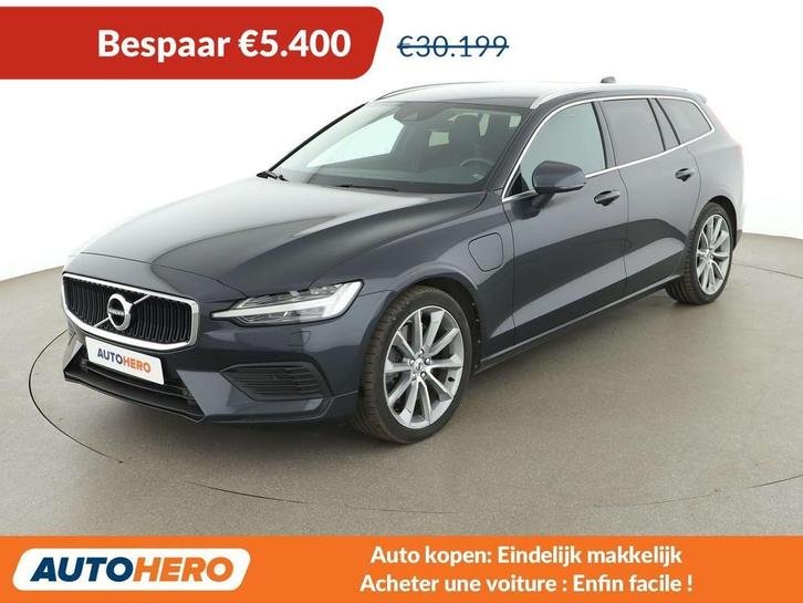 Volvo V60 2.0 T6 Plug-in Hybrid Inscription Expression AWD, Auto's, Volvo, Te koop, V60, 4x4, ABS, Airbags, Airconditioning, Android Auto