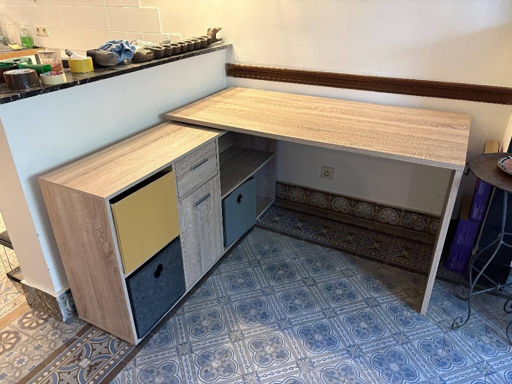 Bureau, Maison & Meubles, Classique, 67 cm, Enlèvement, Utilisé