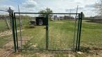 Tuinpoort dubbel groen 175(h)x300(br), Jardin & Terrasse, Enlèvement, Comme neuf