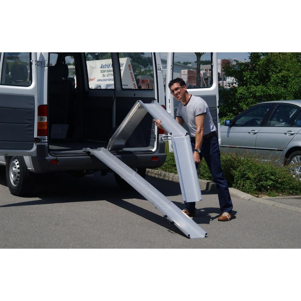 Rampe Alu de chargement Altec 3,25m pliante, Autos : Divers, Remorques Pièces, Comme neuf, Enlèvement