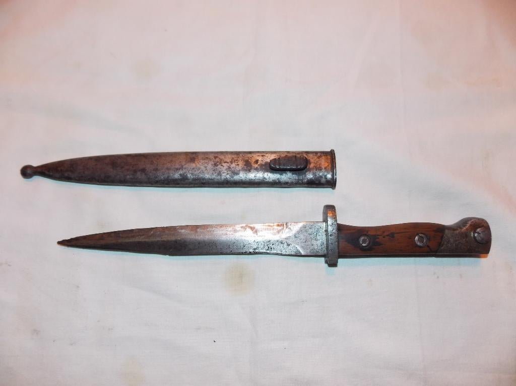 Baïonnette Mauser yougoslave de la Première Guerre mondiale, Collections, Objets militaires | Général, Armée de terre, Enlèvement ou Envoi