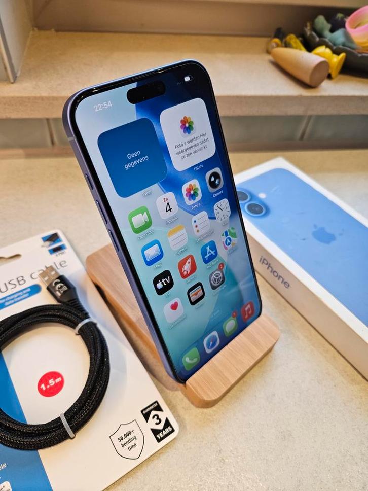 Apple iPhone 16 Plus, Télécoms, Téléphonie mobile | Apple iPhone, 128 GB, Sans abonnement, Sans simlock, iPhone 16 Plus, Bleu