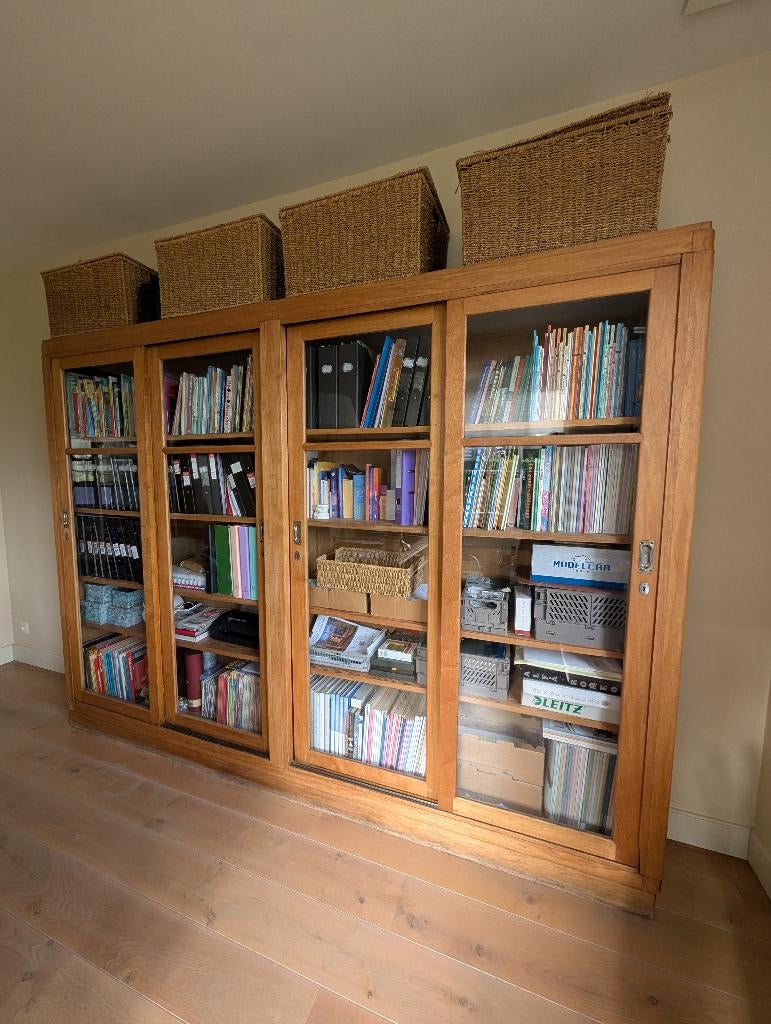 Boekenkast, Ophalen, Landelijk, industrieel, 200 cm of meer, 200 cm of meer