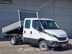 Iveco Daily 35C21 BPM VRIJ! 3 zijdige Kipper Dubbel Cabine 2, Auto's, Bestelwagens en Lichte vracht, Stof, 4 cilinders, Iveco