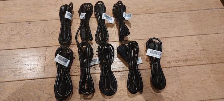 Lot de 9 câbles d'alimentation C13, Informatique & Logiciels, Alimentations de secours (UPS), Neuf, Enlèvement