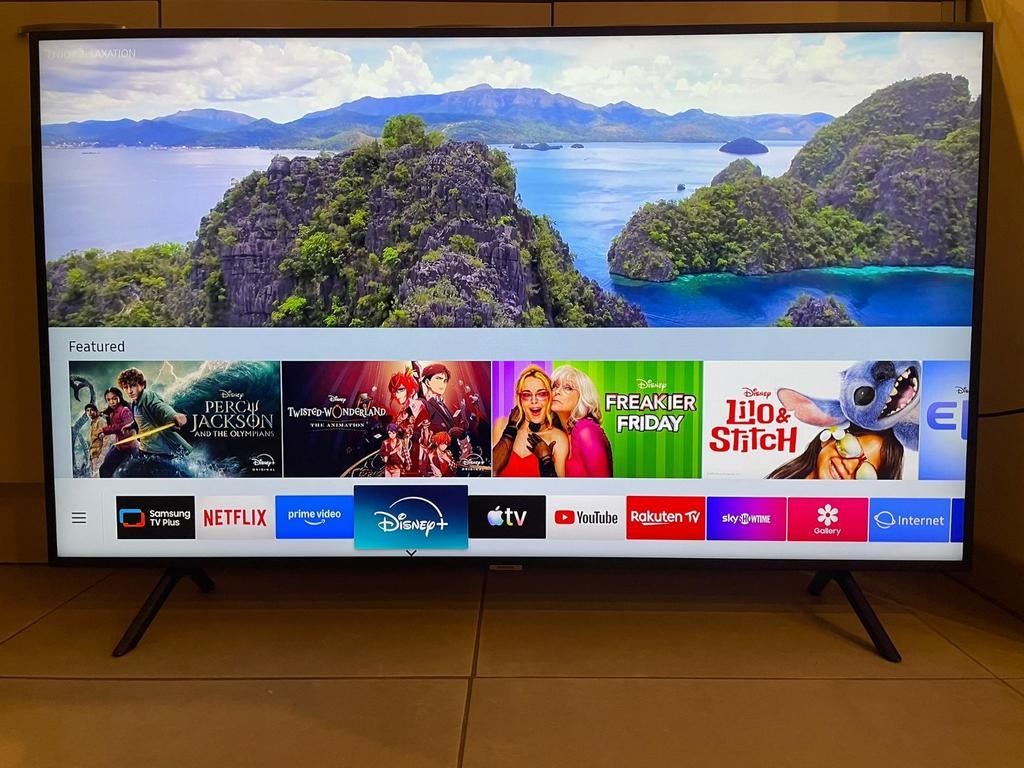 Téléviseur intelligent Samsung 4K UHD 55 pouces, TV, Hi-fi & Vidéo, Télévisions, LED, Enlèvement ou Envoi, Comme neuf, 4k (UHD)