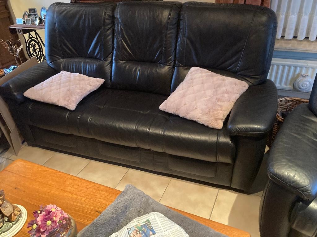 salon, Enlèvement, Comme neuf, Cuir