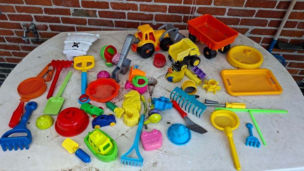 Te koop lot buitenspeelgoed, Ophalen, Gebruikt