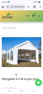 Professionele Partytent 5x10, Tuin en Terras, Partytenten, Ophalen, Partytent, Zo goed als nieuw, 4 tot 6 meter