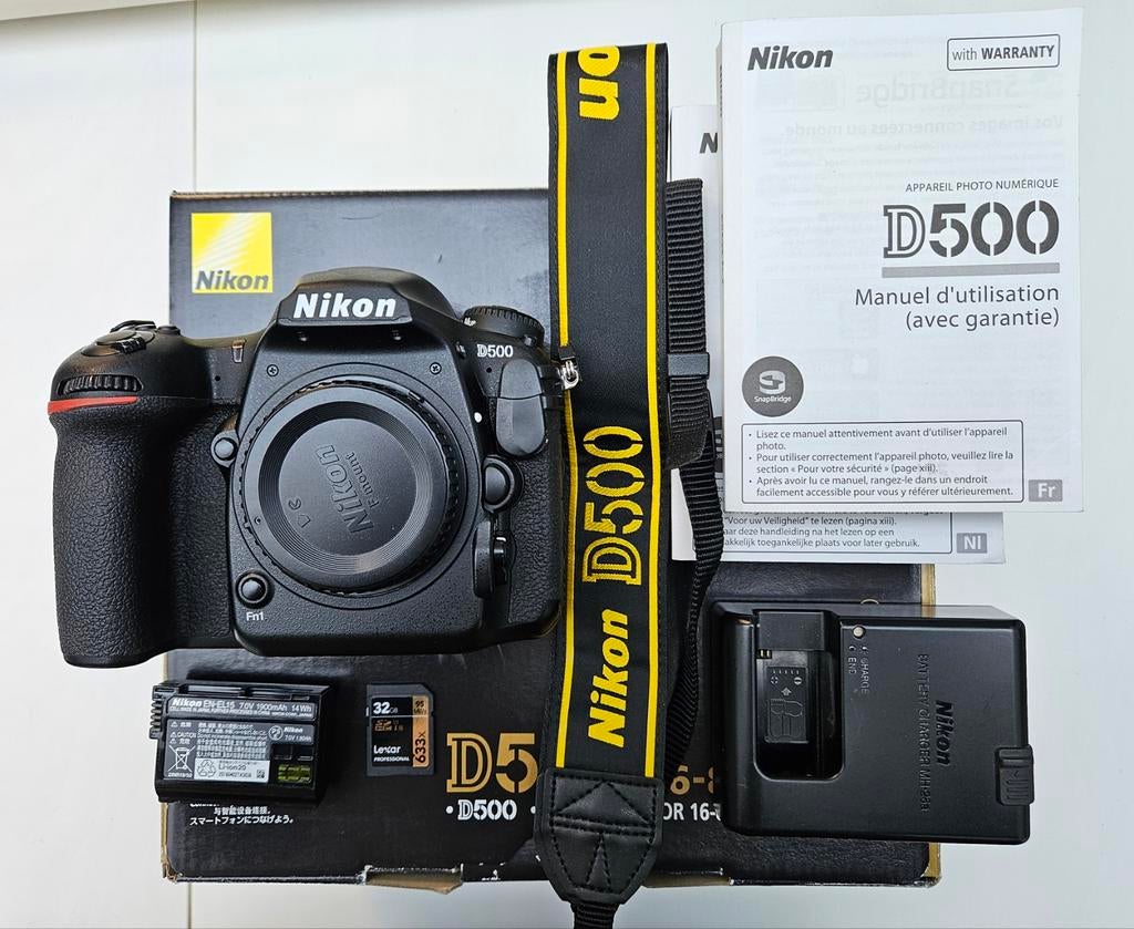 NIKON D500, Audio, Tv en Foto, Fotocamera's Digitaal, Ophalen of Verzenden, Nikon