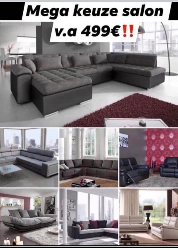 CORNER SALON PROMOTİE ‼️ ACTİE ‼️ REMISE JUSQU'À -70%, Maison & Meubles, Canapés | Coins salons complets, Neuf, Enlèvement ou Envoi