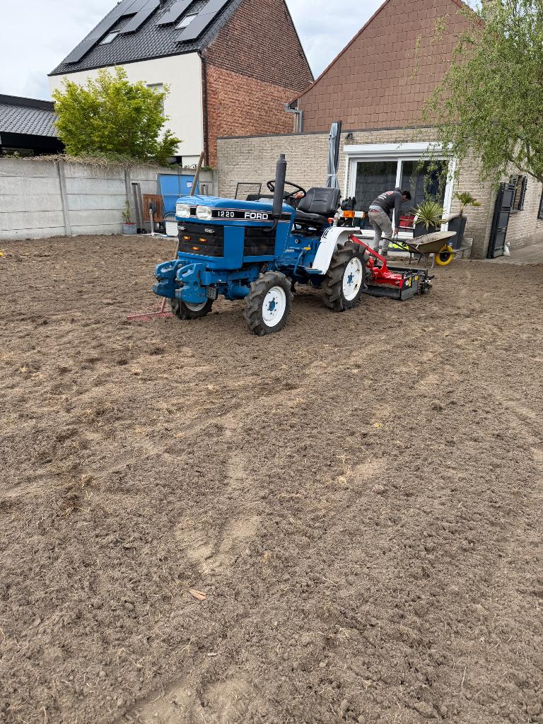 Tuinenleuckx minitractor werktuigen kraan & chauffeur tehuur, Overige merken, Tot 2500, Nieuw, Ophalen of Verzenden