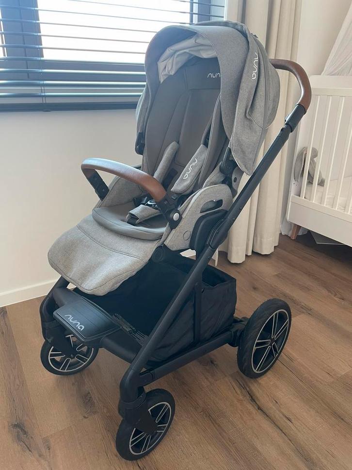 Nuna Mixx Next Kinderwagen Granite ( complete set), Kinderen en Baby's, Kinderwagens en Combinaties, Gebruikt, Kinderwagen, Maxi-Cosi