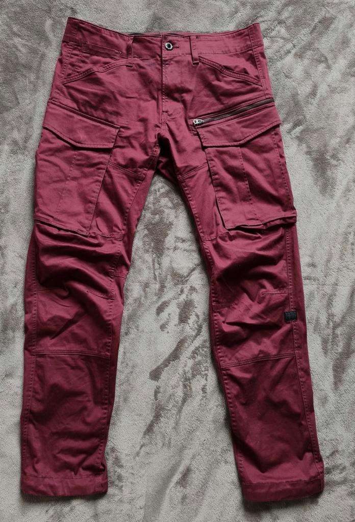 Pantalon cargo GSTAR RAW - taille 32X32 - couleur : bordeaux, Vêtements | Hommes, Pantalons, Neuf, Autres tailles, Autres couleurs