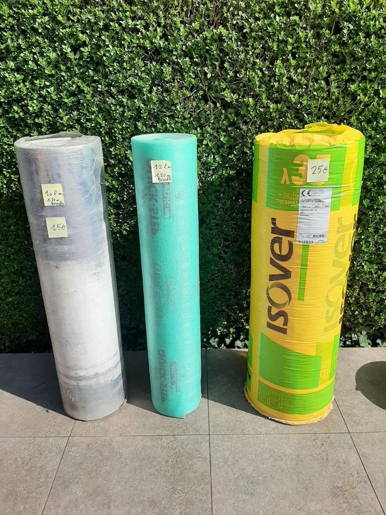 Isolation 160 mm + sous-couche Quickstep + isomo avec feuill, Enlèvement, Neuf