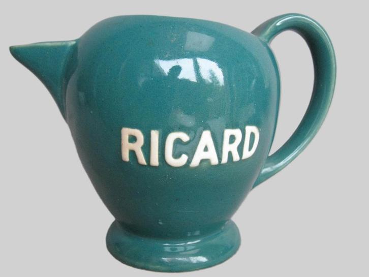 ZELDZAME vintage 1L kruik Ricard groen, Antiek en Kunst, Antiek | Keramiek en Aardewerk, Ophalen