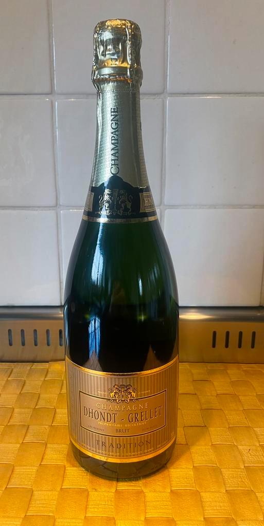 Champagne Dhondt-Grellet Brut Tradition Flavigny, Collections, Vins, Neuf, Champagne, France, Enlèvement ou Envoi