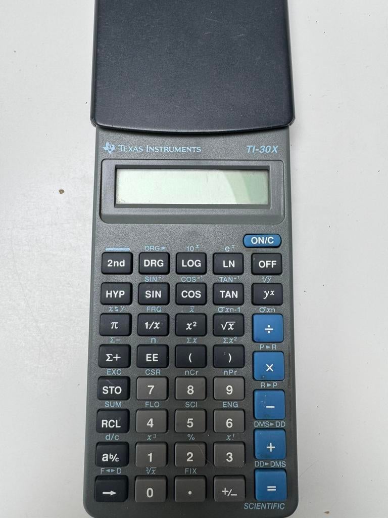 Rekenmachine Texas Instruments TI-30X, Diversen, Rekenmachines, Ophalen of Verzenden, Zo goed als nieuw