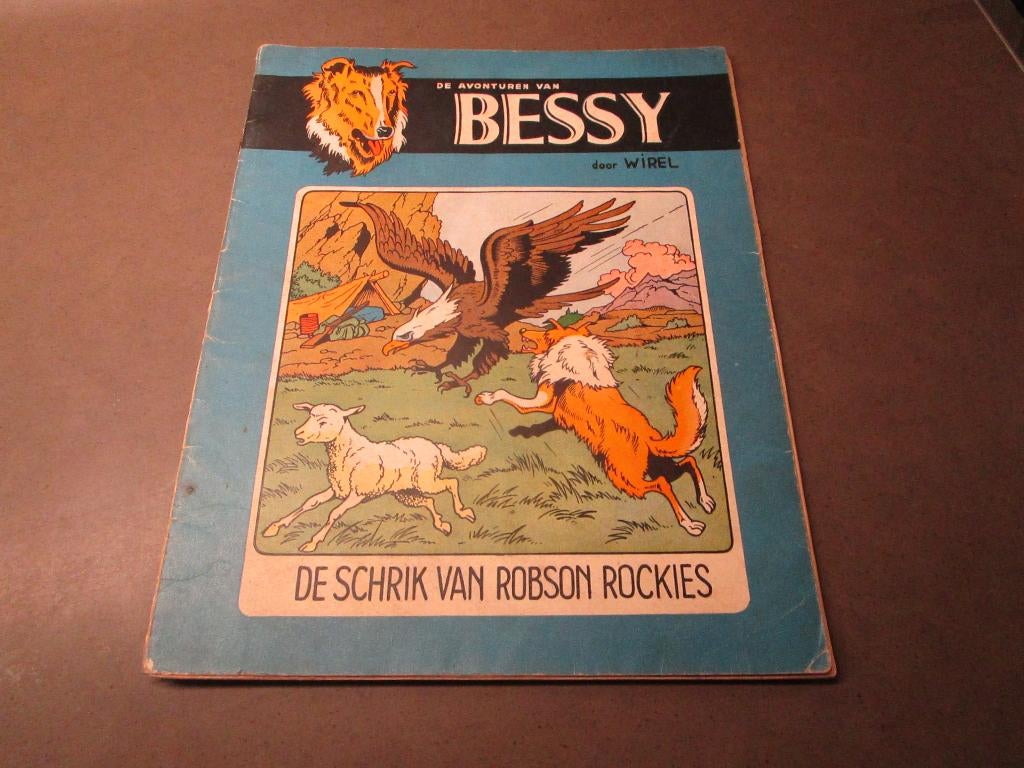Bessy - De schrik van Robson Rockies - 1e druk, Boeken, Gelezen, Wirel, Eén stripboek, Ophalen of Verzenden