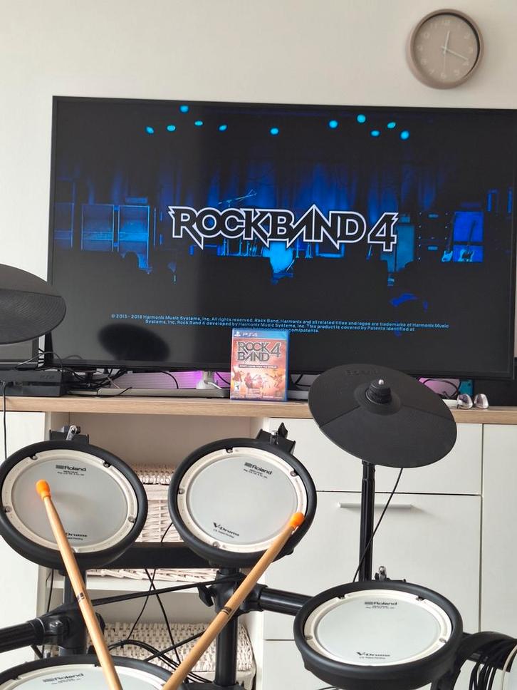 ​ ULTIEME Roland V-Drums + Rock Band 4 Verzamelset (PS4) –, Musique & Instruments, Batteries & Percussions, Comme neuf, Roland