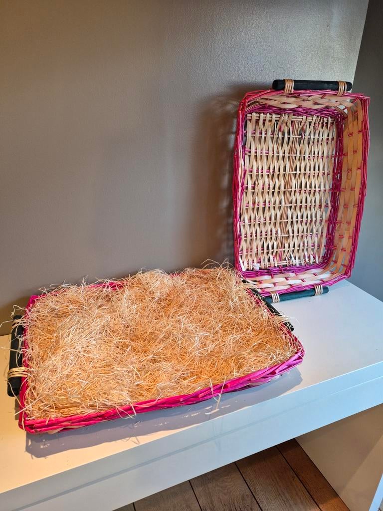 Grand panier en osier rectangulaire, Maison & Meubles, Accessoires pour la Maison | Plataux & Paniers, Enlèvement ou Envoi, Rectangulaire