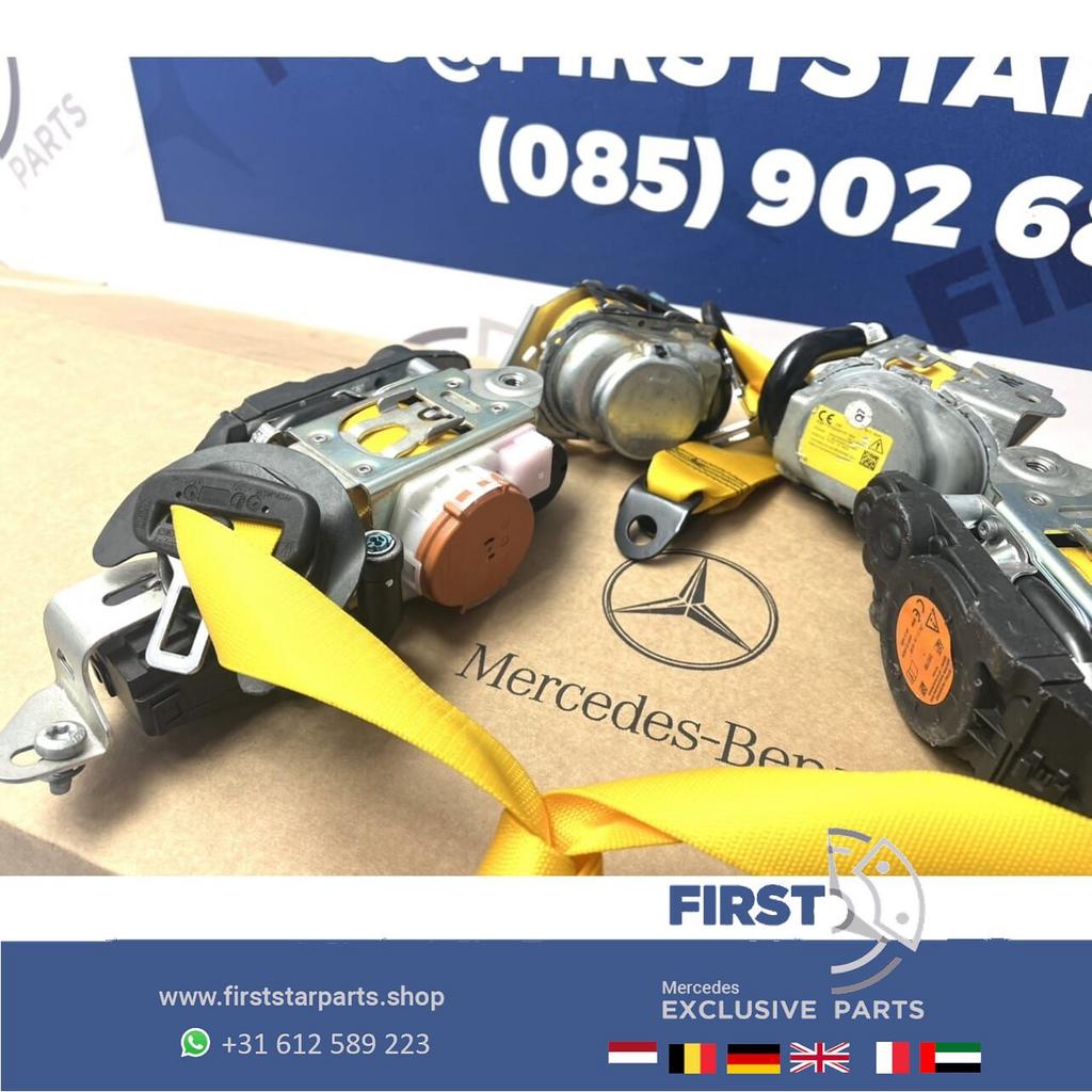 Gele 45 AMG GORDEL SPANNERS Mercedes W177 A W118 CLA H247 GL, Auto-onderdelen, Interieur en Bekleding, Gebruikt, -, Ophalen of Verzenden